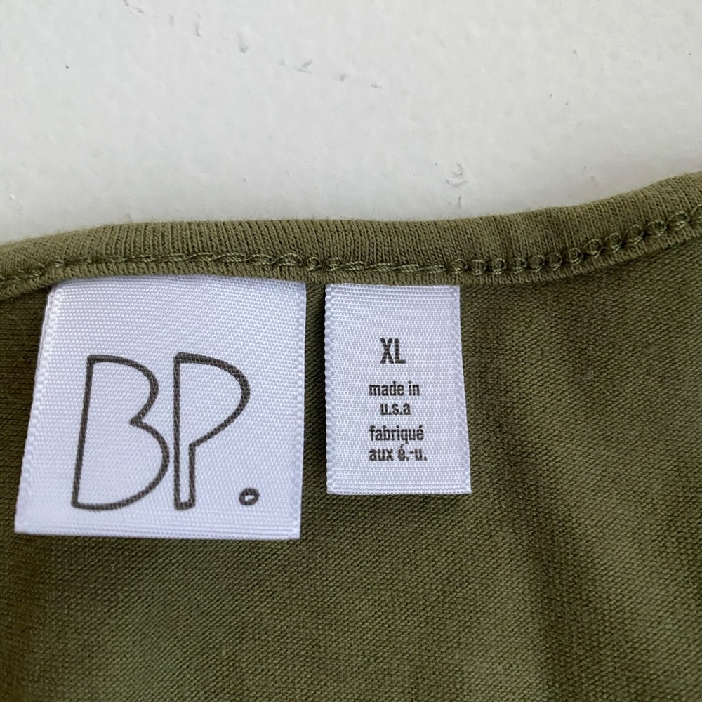 BP Brunt Olive Scoop Tank Crop Top - Picture 7 of 8